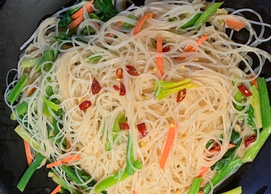 Vermicelli φασολιών 3.53oz 0.10kg μακριά Kou πράσινα νουντλς γυαλιού