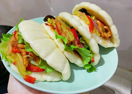 Κατεψυγμένο κουλούρι με φύλλα λωτού (Gua Bao) | BRC &amp; HALAL Certified | Πρότυπο ΕΕ | Κινεζικό εργοστάσιο χονδρικής πώλησης γρήγορου φαγητού